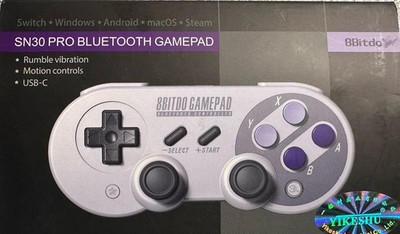 8BitDo SN30 Pro Gamepad Bluetooth Controller Android Mac PC Switch OVP SNES SFC