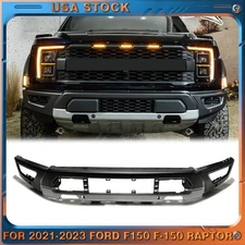 Front Bumper Cover Face Bar Gray Steel For 2021-2025 Ford F-150 F150 Raptor R