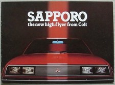 MITSUBISHI Colt Sapporo Car Sales Brochure June 1978 Ref 6/78 H9732