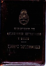 Argentina, 1970, Vintage Diplomatic ID Card - Romanian Embassy Family - Cold War