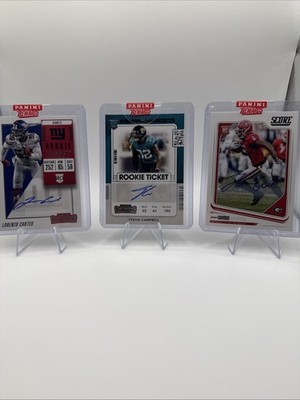 Georgia Football Auto Lot Tyson Campbell Lorenzo Carter Javon Wim Rookie Ticket