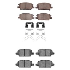 For Chevy Malibu 16-19 DFC 5000 Advanced Ceramic Front & Rear Disc Brake Pad Set