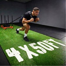 Yescom 4x50FT Gym Turf Artificial Grass Rug Exercise Mat Sled Track Flooring