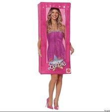 Adult Unisex Barbie Box Costume One Size
