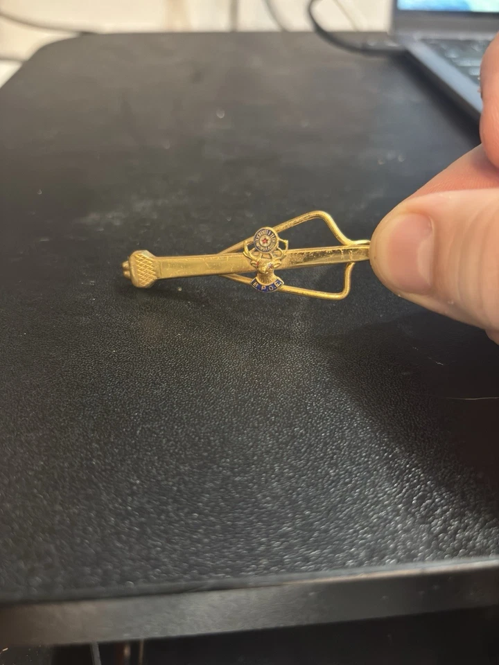 10 K 金麋鹿戒指带匹配泰国夹子。 戒指尺寸 11.5。 — 第 4/4 张图片