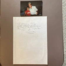 Woody Watson Autograph 1990 “Hard Promises” Played William Movie Pflugerville TX