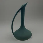 Vintage Van Briggle Art Pottery Ewer in Matte Turquoise Blue Glaze 11”