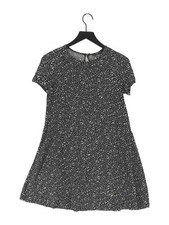 Mango A-Line Midi Dress XXS in Black