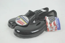 SLOGGERS WOMEN'S GLOSS BLACK WATERPROOF RUBBER SHOES SIZE 8 US NEW!