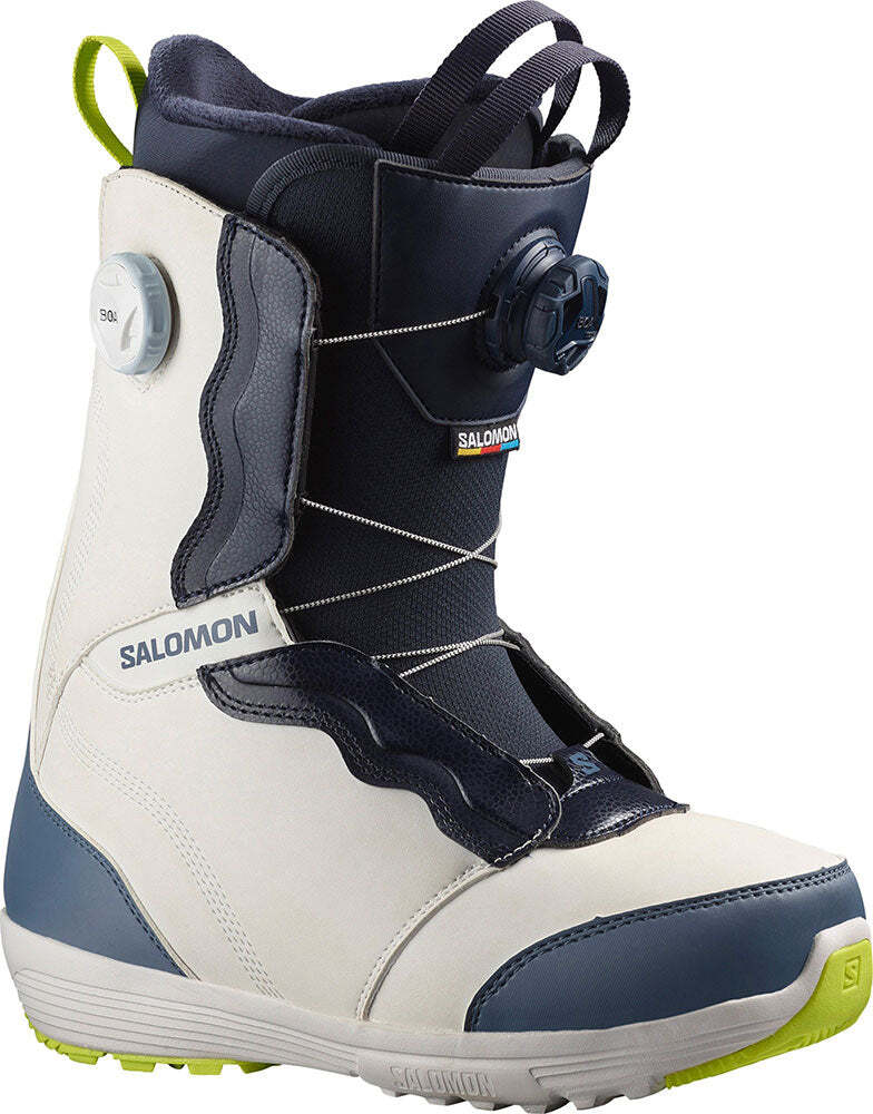 Stivali da snowboard donna Salomon Ivy BOA SJ nuovi Nimbus blu lime