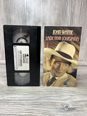 Lady From Louisiana VHS John Wayne