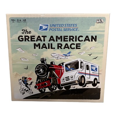 USPS The Great American Mail Race Board Game Big Potato 2022 US Mail NEW