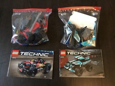 2 LEGO Sets Technic 42073 / 42059 Stunt Trucks