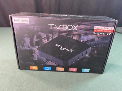 MXQ Pro 4K Ultra HD 64Bit WIFI Android 10.0 Quad Core Smart TV Box Media Player