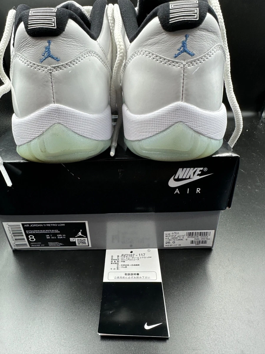 Nike Air Jordan 11 Retro Low 'Legend Blue' AV2187-117