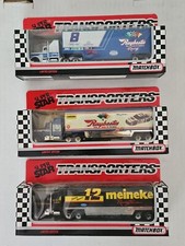 NEW 1993 MATCHBOX SUPER STAR TRANSPORTERS 8 RAYBESTOS  12 MEINEKE NASCAR a181