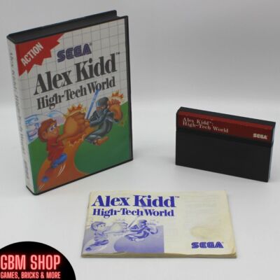 Sega Master System Spiel | Alex Kidd High Tech World