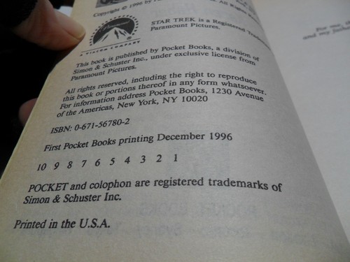 Lot of Star Trek Novels (4) & William Shatner TekWar Novels (4) 1st Edition   - Imagen 10 de 12