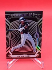 Tim Anderson 2021 Chronicles Baseball Obsidian Card #47 Chicago White Sox