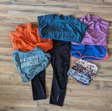 Lot Of Women  s Size Medium Outdoor Clothing Lot Of 9 Pieces Pants Shirts Shorts