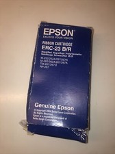 EPSON ERC-23 B/R Farbbandkassette, schwarz/rot, neu in Verpackung. Nagelneu