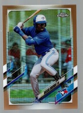 2021 Topps Pro Debut Chrome Gold Refractors #PDC94 Dasan Brown 38/50