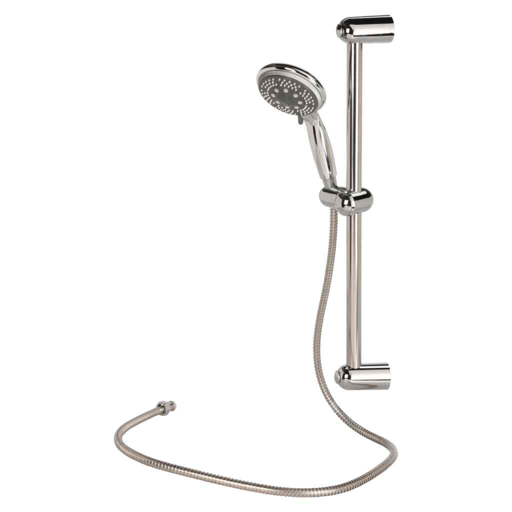 Pommeau de douche anticalcaire 5 jets Bathroom Solutions contre la faible pression