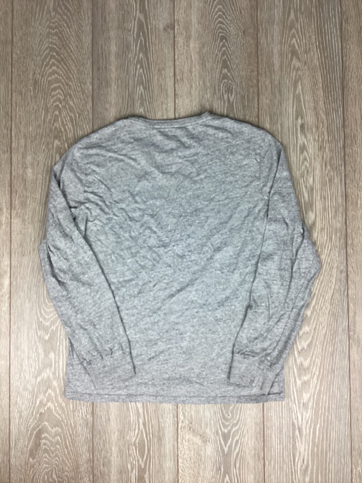 Polo Ralph Lauren manica lunga grigio pony camicia uomo vestibilità personalizzata L 41381