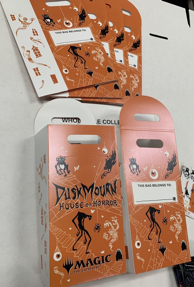 magic the gathering Duskmourn trick or treat MTG EVENT cards & packs