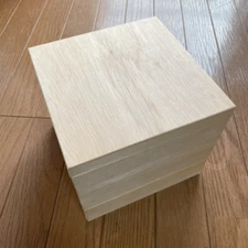 Japanese Wood Box  Jyubako shiraki