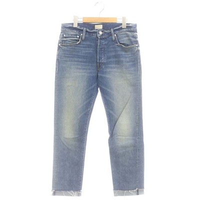 MOTHER THE NEAT CUFF ANKLE FRAY MNS DENIM PANTS JEANS INDIGO CUT  