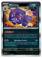 Pokemon Scarlet Violet 151 Holo Rare 110/165 Weezing