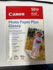 Canon Photo Paper Plus Glossy 4x6 50 Sheets fc109-1/b1696