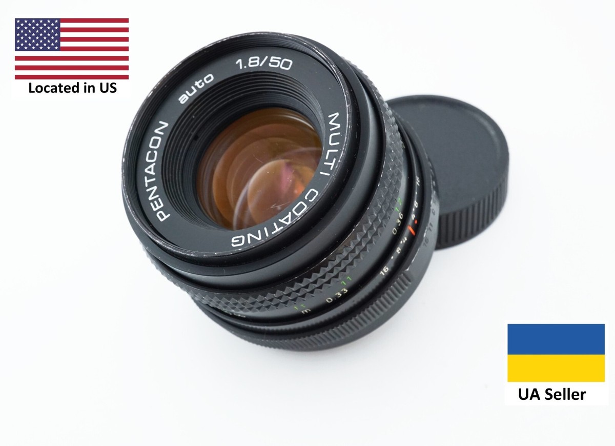 Vintage DDR black MC PENTACON auto M42 mount nice