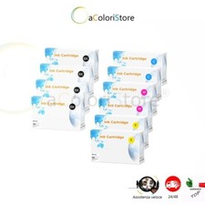 10 CARTUCCE PER EPSON DX 5000 4050 4450 5050 6050 7400 7450 8400 8450 9400 S 20