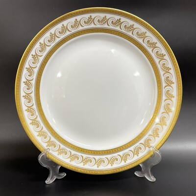 #ad Richard Ginori TORINO Gold Encrusted 12 1 8” Round Charger Chop Plate or Platter $149.00