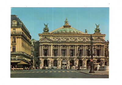 Postcard Paris / L'Opera et le Café de la Paix / France