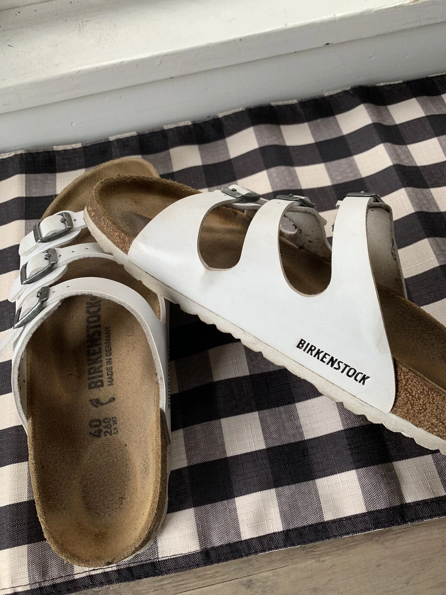 White birkenstocks sales size 40