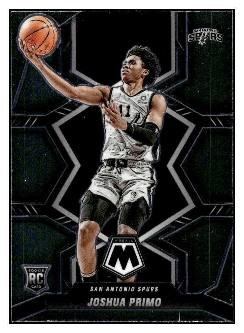JOSHUA PRIMO RC 2021-22 Panini Mosaic Rookies #204 NBA Spurs ID
