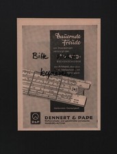 HAMBURG, Werbung 1941, Dennert & Pape Mathematische geodätische Instrumente