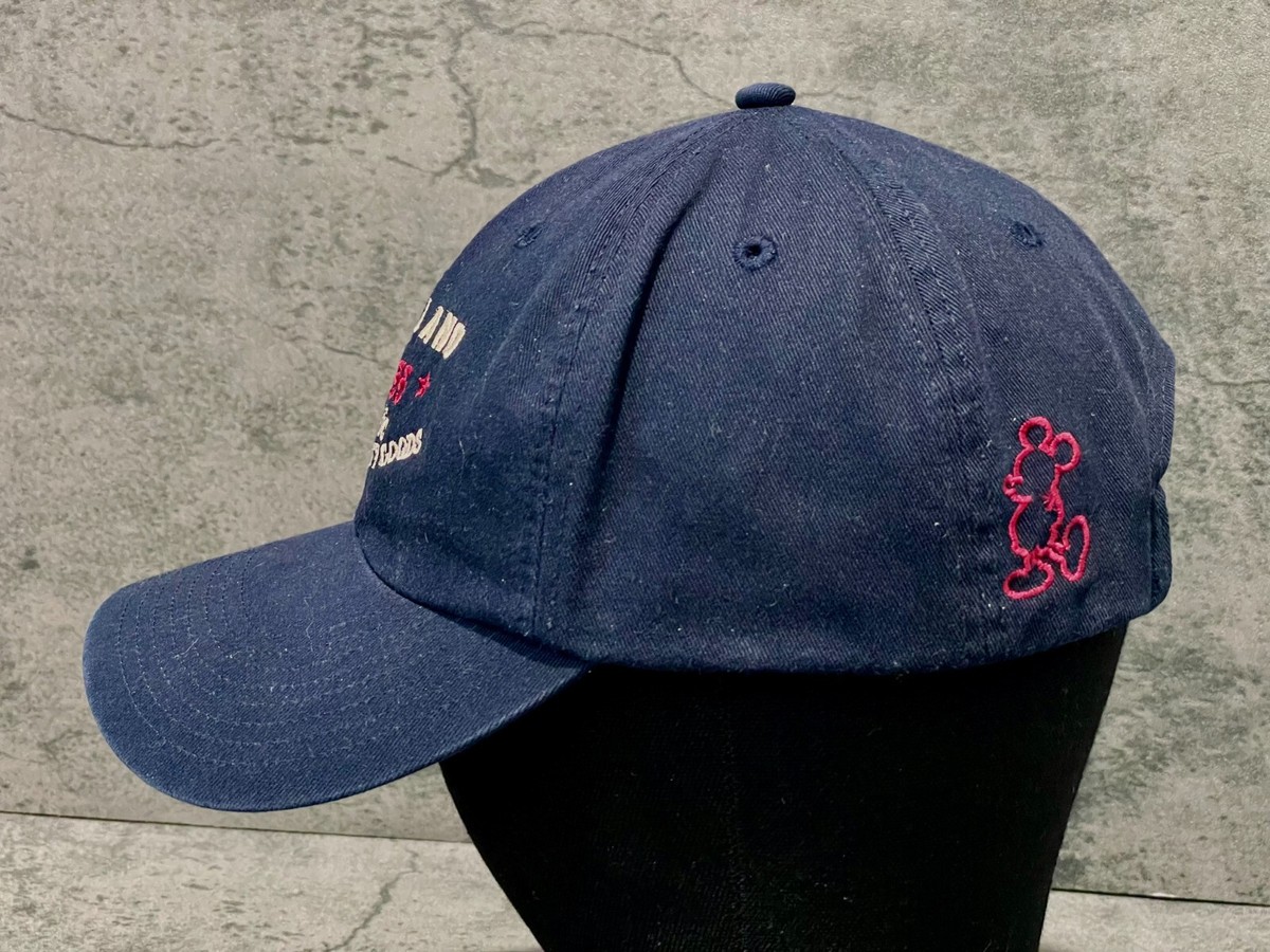 Disneyland Resort DL-1955 Adult Faded Blue Adjustable Vintage Hat Classic Cap Disneyland Resort DLR 1955 Adult Baseball Hat RARE - Red  main image 2