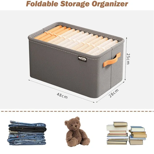 3pcs Pants Clothing Storage Box Wardrobe Clothes Pants Dolls Organizer Underwear - Picture 2 of 12