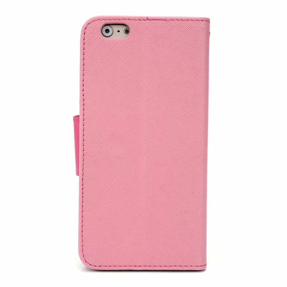 Cartera tipo folio abatible Kroo para Apple iPhone 6 Plus magenta Foto 2 de 4