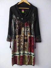 SAVE THE QUEEN Avant Garde Dress Patchwork Black Size M