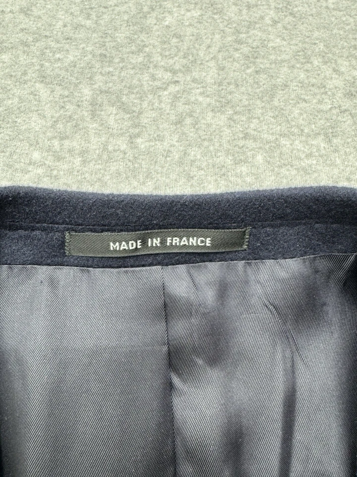 Ted Lapidus Cashmere Wool Blazer Mens 40 Navy Made In France Luxury Coat Jacket - Image 2 of 4