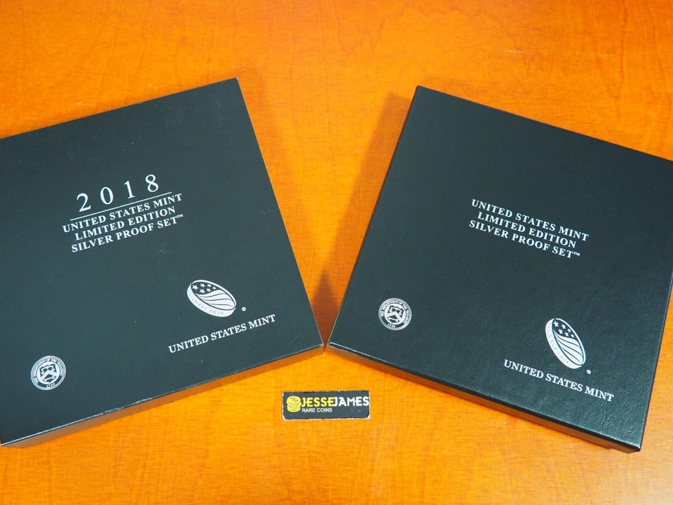 2018 S PROOF SILVER EAGLE LIMITED EDITION PROOF SET 18RC IN OGP - Image 3 of 4