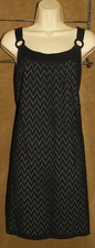 ANN Taylor LOFT - Black - HOLE-Y Design - Soft 100% COTTON DRESS sz 6  *NEW $79