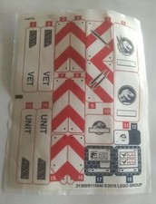 LEGO 75917 - Jurassic World - Raptor Rampage - STICKER SHEET NEW