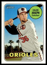 2018 Topps Heritage Caleb Joseph Baltimore Orioles #223