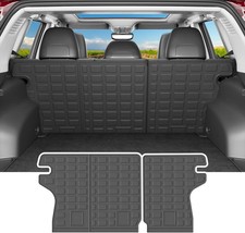 powoq Backrest Mat Compatible with 2017-2025 Jeep Compass TPE Rear Trunk Mat Bac